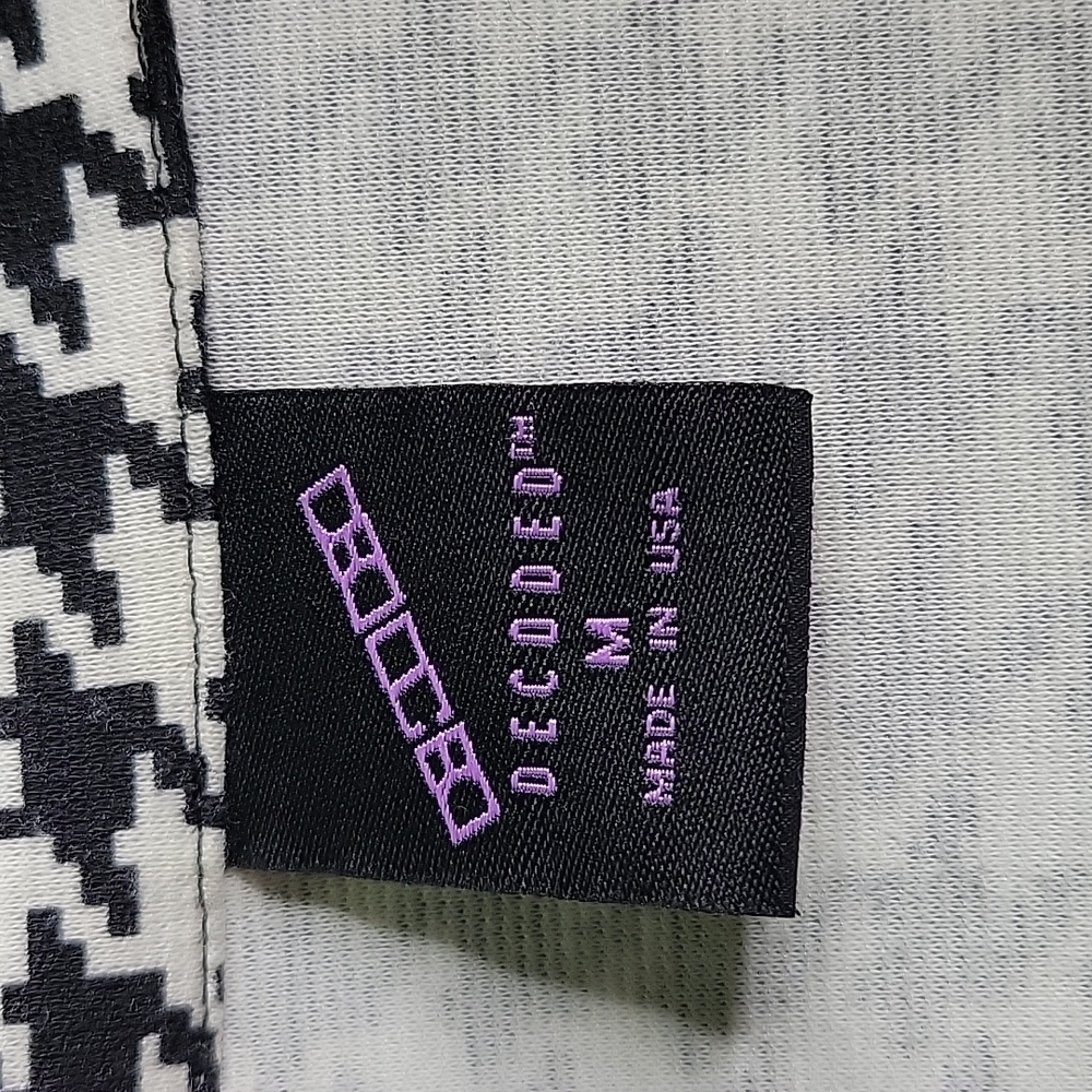 Decoded Houndstooth Lightweight Jacket Medium - image 7